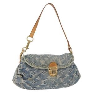 LOUIS VUITTON Monogram Denim Mini Pretty Raye Hand Bag Blue M95333 Auth 158782
